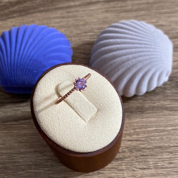 Alexandrite Ring 18KGP NEW - Picture 4 of 5